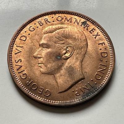 🌹外币初藏🌹🐯2026年第45场   每周二四六晚8️⃣点  世界硬币 英国1939年一便士 带原光