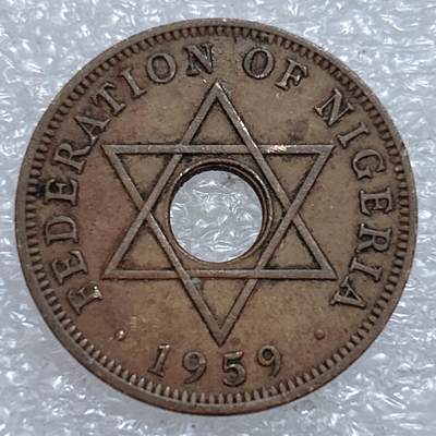 第一海外回流一元起拍收藏 散集专场  第311期 英属尼日利亚1959年1便士铜币