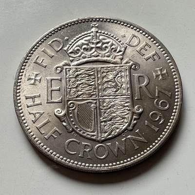 🌹外币初藏🌹🐯2026年第45场   每周二四六晚8️⃣点  世界硬币 英国1967年 半克朗 b