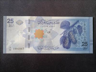 【游宝包邮场】丙午马年第22期 五一假期-5.1截拍 - 叙利亚-25镑【2025年 全新UNC】