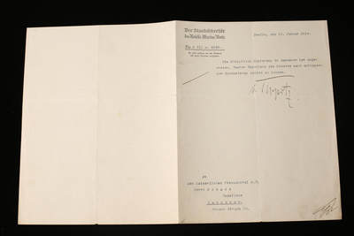 戎马世界章牌大赏第116期 - 海军大元帅 公海舰队之父 提尔皮茨亲笔签名 通知威廉·沙克养老金开始发放文件