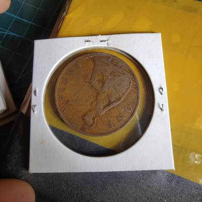 沼泽如烟--第1062场 英国1927年1便士