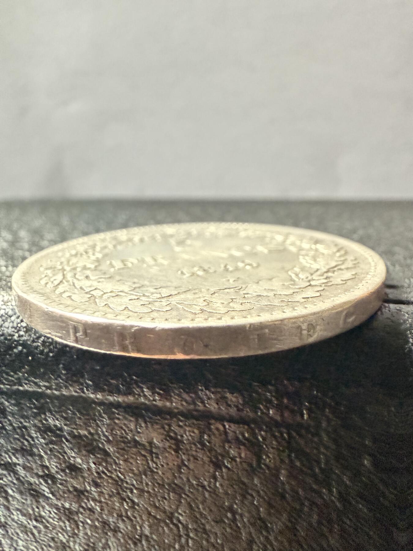 【周六 19:30】乾藏阁外国银币专场・裸币 / 评级币 + 银章铜章 保真包老 比利时 1849 年 利奥波德一世 5 法郎 大银币