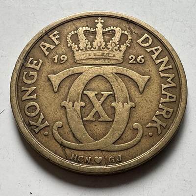 🌹外币初藏🌹🐯2026年第45场   每周二四六晚8️⃣点  世界硬币 丹麦1926年一克朗