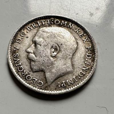 🌹外币初藏🌹🐯2026年第45场   每周二四六晚8️⃣点  世界硬币 英国 1913年 乔治五世 3便士银币 