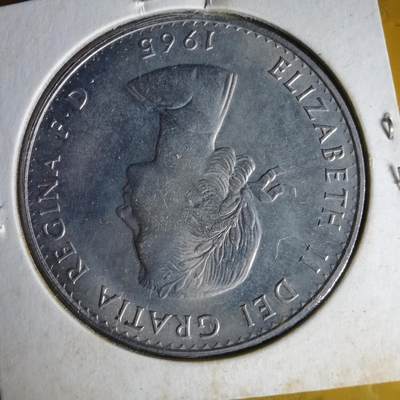 沼泽如烟--第1062场 英国1965年纪念币克朗型