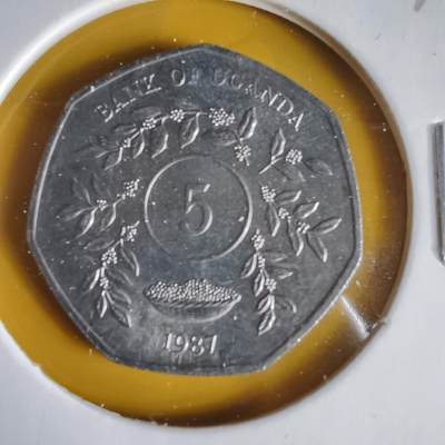 沼泽如烟--第1063场 - 乌干达1987年5先令