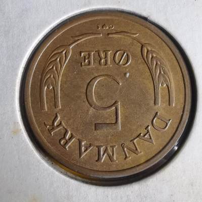 沼泽如烟--第1062场 丹麦1967年5欧尔