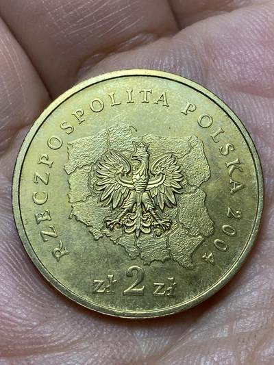 2026年第四十七场(总第二百一十六场）外国好品散币场(免佣金) 波兰🇵🇱2004年2兹罗提(波兰行政区系列–卢布斯卡省纪念币)