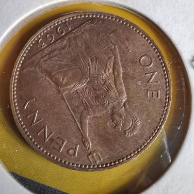 沼泽如烟--第1062场 英国1963年1便士