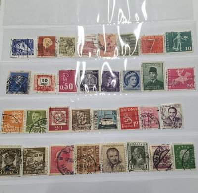 杂票 各国邮票4行旧票品不保百分百