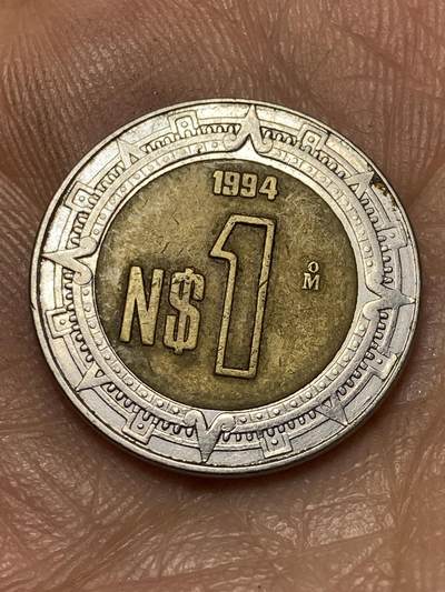 2026年第四十七场(总第二百一十六场）外国好品散币场(免佣金) 墨西哥🇲🇽1994年1元(货币符号前带N版)