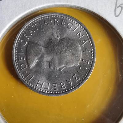 沼泽如烟--第1062场 英国1967年6便士