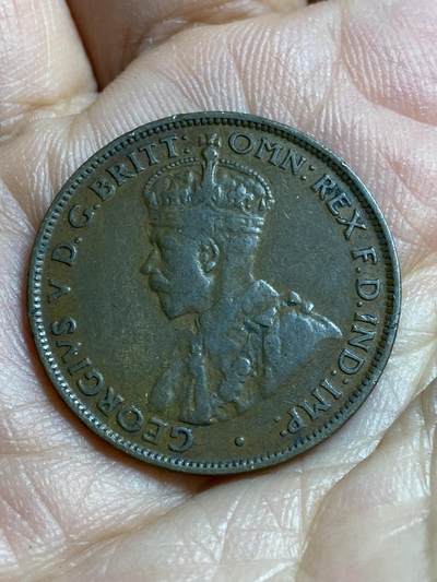 2026年第四十七场(总第二百一十六场）外国好品散币场(免佣金) 少见年份–澳大利亚🇦🇺1924年半便士(乔治五世时期，m版墨尔本造，发行量少)