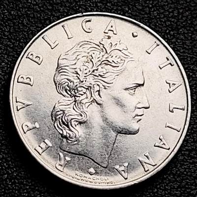 泉币菌-第230场-拍品多 请提前出价 意大利 1971年 50里拉 锻冶之神 伍尔坎 24mm