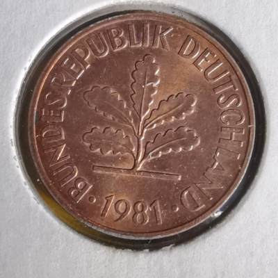 沼泽如烟--第1062场 德国1981年2芬尼