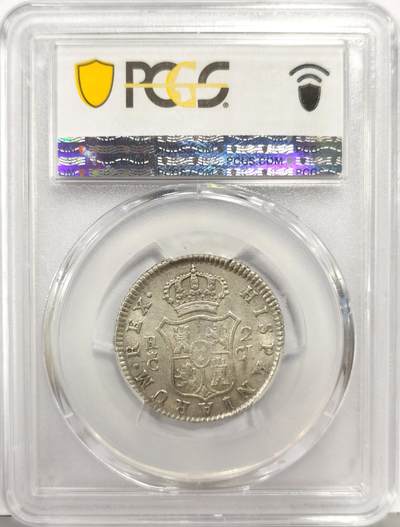 博洋堂“生趣盎然”4月精品专场暨第169期（全场包邮） PCGS AU53 西班牙1811年C CI斐迪南七世2里亚尔银币，罕见品种，名家旧藏，仅有2枚更高分