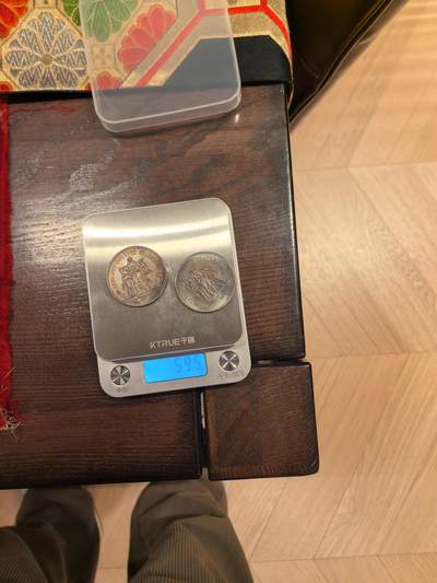 欧洲银章、铜章，大优惠起拍价都是银价计算 法国大力神5彩包浆品相非常好肯定能出分有视频录像，是2个一起拍，起拍价格小于银价