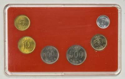 S&S Numismatic世界钱币-拍卖 第126期  稀少-韩国1983年6枚套币官方卡币 壳子有小裂