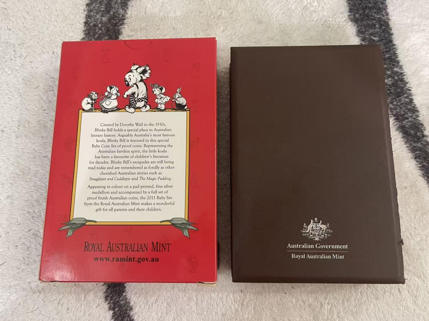 ❤️【币观天下】❤️ 第349期钱币拍卖场- 2026.4.24周五晚上6点半场 长期征集拍品  澳大利亚2011年儿童官方精制套币 含一枚1盎司银纪念章 澳大利亚皇家造币厂原包装 