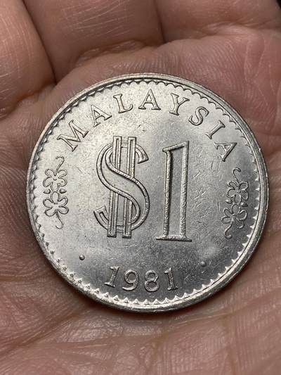 2026年第四十七场(总第二百一十六场）外国好品散币场(免佣金) 马来西亚🇲🇾1981年1元(独立后首套流通硬币)