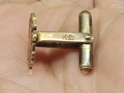 老徽章奖章勋章纪念章杂项专拍 97回归前香港皇家高级定制徽章-K金4.4克