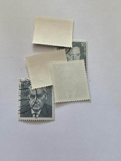 杂票 东德邮票 工人领袖5枚旧