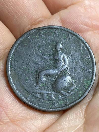 2026年第四十七场(总第二百一十六场）外国好品散币场(免佣金) 英国🇬🇧1799单年份半便士(乔治三世第二版)