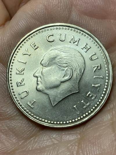 2026年第四十七场(总第二百一十六场）外国好品散币场(免佣金) 好品–土耳其🇹🇷1992年2500里拉(独立后第八套流通硬币)