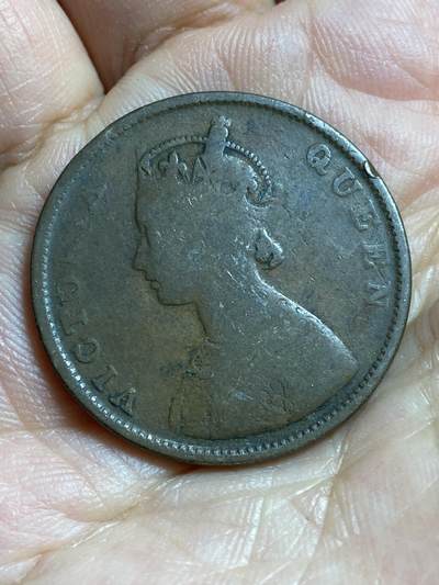 2026年第四十七场(总第二百一十六场）外国好品散币场(免佣金) 印度🇮🇳1862年半安娜(维多利亚女王时期)