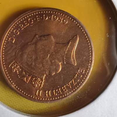 沼泽如烟--第1062场 英国1986年1便士