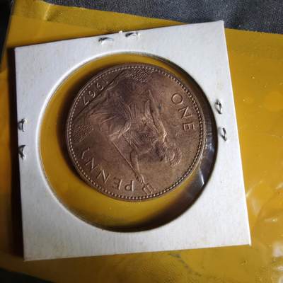 沼泽如烟--第1062场 英国1967年1便士