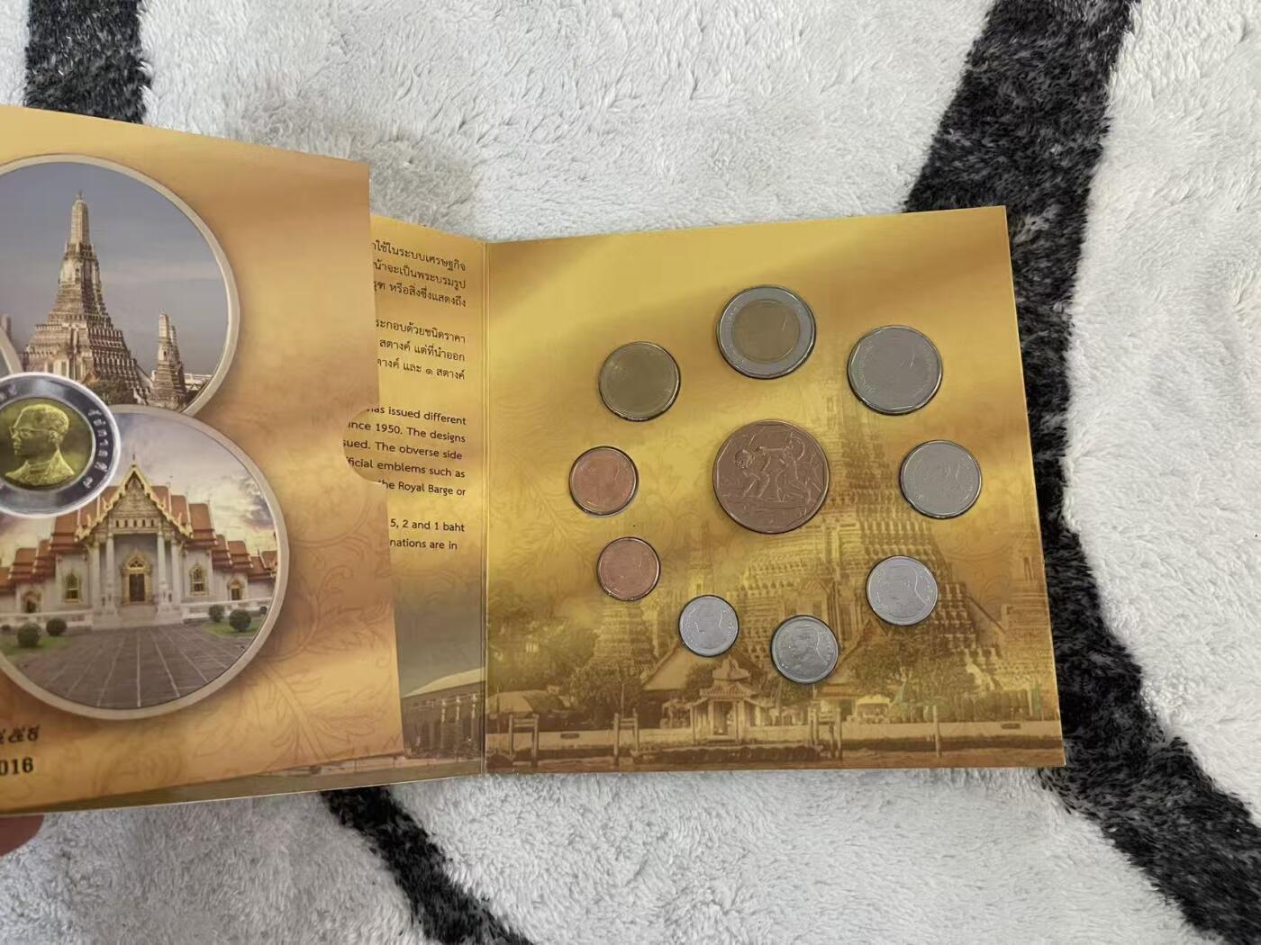 ❤️【币观天下】❤️ 第349期钱币拍卖场- 2026.4.24周五晚上6点半场 长期征集拍品  泰国2016年官方套币 含猴年纪念章