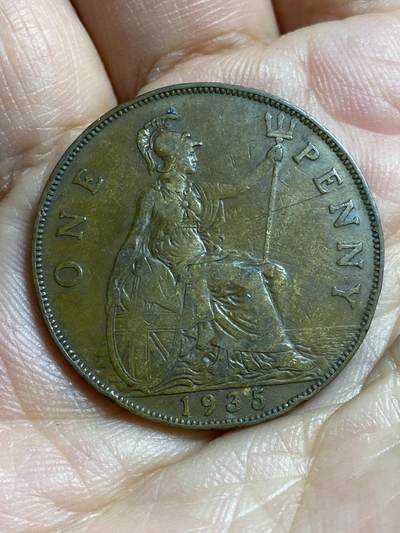 2026年第四十七场(总第二百一十六场）外国好品散币场(免佣金) 英国🇬🇧1935年1便士(乔治五世第三版)