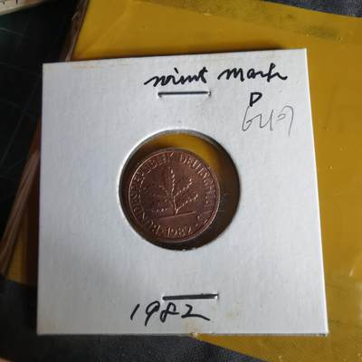 沼泽如烟--第1062场 德国1982年1芬尼