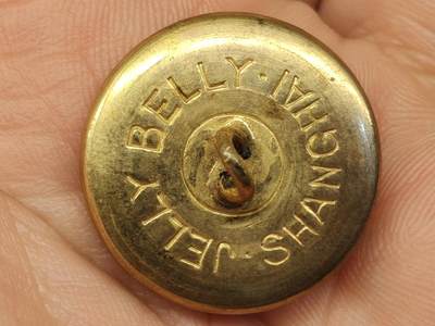 老徽章奖章勋章纪念章杂项专拍 北洋政府海军宝鼎纽扣-极美品镀金包老保真