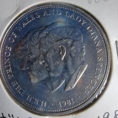 沼泽如烟--第1062场 英国1981年纪念币克朗型