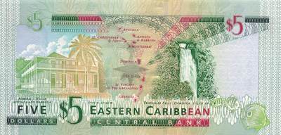 小福收藏拍卖第205期 裸钞场 本期有多张豹子号靓号  大量民国钞 百慕大样钞洋葱冠全套  阿富汗首年份查希尔国王和独立纪念碑 仅发行1000枚亚克力砖封蒙古20000图格里克帝国800周年纪念钞 卢旺达 东加勒比 斯里兰卡等多国精美纸币 东加勒比（V）圣文森特和格林纳达丁斯 2000年 5元 无47 豹子号999 金鱼贴膜 unc