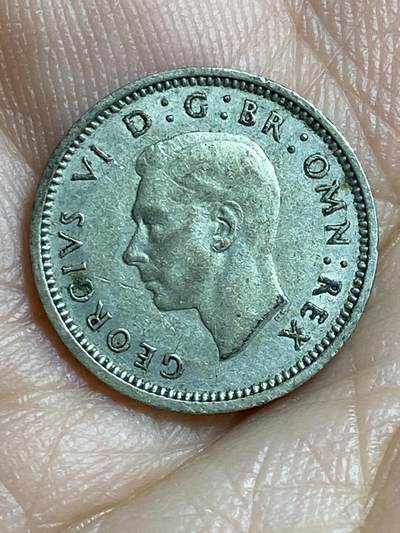 2026年第四十七场(总第二百一十六场）外国好品散币场(免佣金) 英国🇬🇧1940年3便士银币(乔治六世第一版，500银)