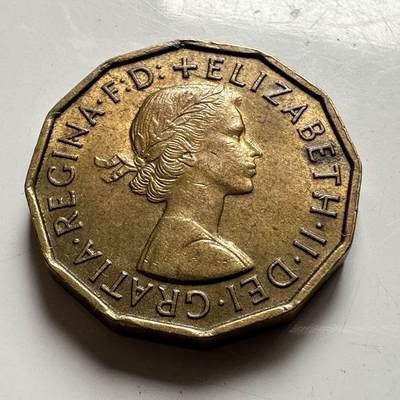 🌹外币初藏🌹🐯2026年第45场   每周二四六晚8️⃣点  世界硬币 英国1959年 3便士