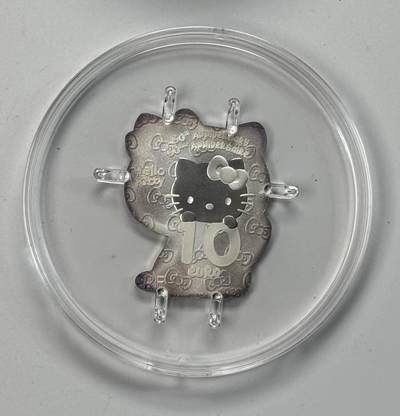 S&S Numismatic世界钱币-拍卖 第126期  法国2024年 Hello Kitty问世50周年 10欧元玩偶型精制纪念银币 盒证齐全