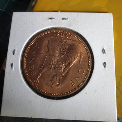 沼泽如烟--第1062场 英国1964年1便士