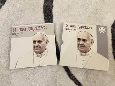 ❤️【币观天下】❤️ 第349期钱币拍卖场- 2026.4.24周五晚上6点半场 长期征集拍品  - 马耳他2013年教皇官方套币 含一枚精美彩色纪念章 