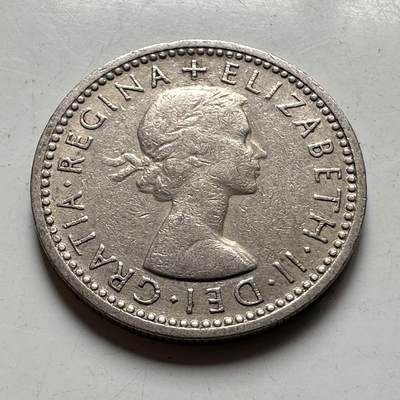 🌹外币初藏🌹🐯2026年第45场   每周二四六晚8️⃣点  世界硬币 英国1961年 6便士