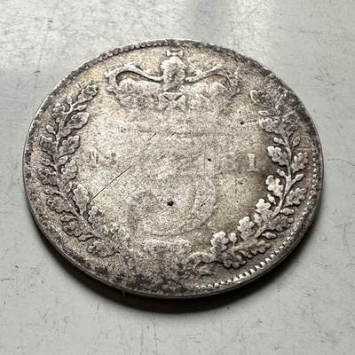 🌹外币初藏🌹🐯2026年第45场   每周二四六晚8️⃣点  世界硬币 英国 1881年 维多利亚 3便士银币 1.41克-16毫米-92.5%银