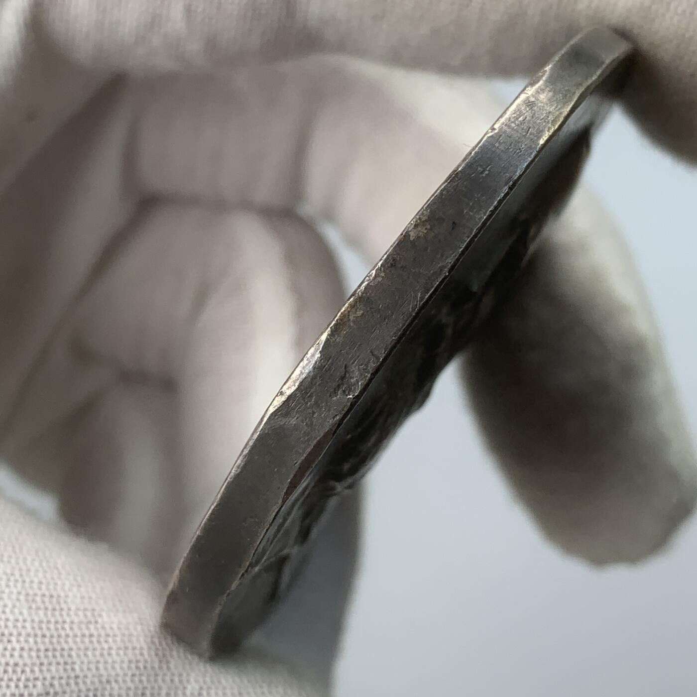 掌中浮雕-藏着的欧洲第059场 1910年意大利颁发的朱塞佩·加里波第(Giuseppe Garibaldi)“千人远征”50周年纪念银章，55mm，90.5g