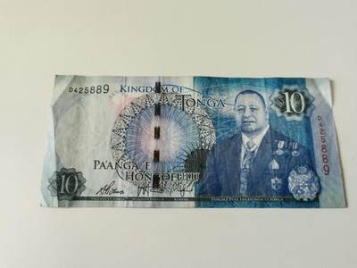 零零发流通品外国纸币拍卖 无佣金 汤加10