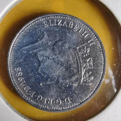 沼泽如烟--第1062场 英国1988年5便士