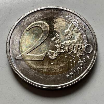 🌹外币初藏🌹🐯2026年第45场   每周二四六晚8️⃣点  世界硬币 马耳他 2015年 共和国成立41周年 2欧元纪念币