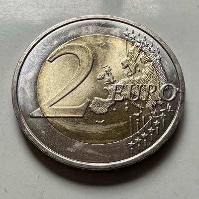 🌹外币初藏🌹🐯2026年第45场   每周二四六晚8️⃣点  世界硬币 法国 2016年 欧洲足球锦标赛 2欧元纪念币